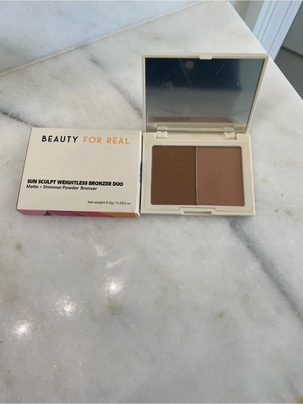 New Sun Sculpt Weightless Bronzer Duo - Brown Shade
